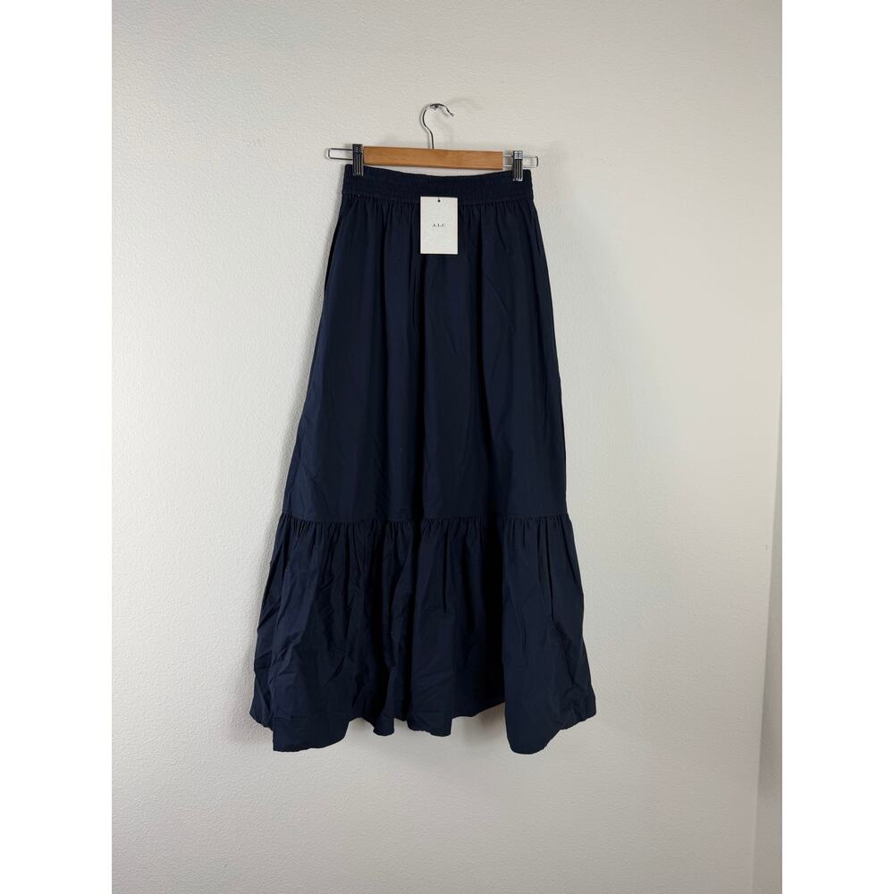 A.L.C jade navy blue skirt size 2 - Picture 4 of 9